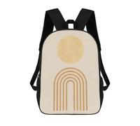 sinyumoney 17inch Mochila Escolar Para Niñas Minimalist Geometry VIII Mochila Escolar Impresa En 3D Para Niños Mochila Informal Para El Día A Día Para Estudiantes De Secundaria