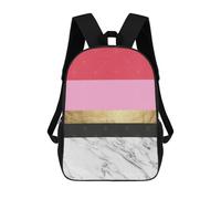 sinyumoney 17inch Mochila Escolar Para Niñas Minimalist Textures I Mochila Escolar Impresa En 3D Para Niños Mochila Informal Para El Día A Día Para Estudiantes De Secundaria