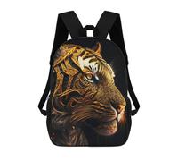 sinyumoney 17inch Mochila Escolar Para Niñas Portrait Mystic Tiger Mochila Escolar Impresa En 3D Para Niños Mochila Informal Para El Día A Día Para Estudiantes De Secundaria