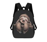 sinyumoney 17inch Mochila Escolar Para Niñas Sleeping Cute Sloth Illustration Mochila Escolar Impresa En 3D Para Niños Mochila Informal Para El Día A Día Para Estudiantes De Secundaria