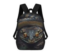 sinyumoney 17inch Mochila Escolar Para Niñas Snake I Mochila Escolar Impresa En 3D Para Niños Mochila Informal Para El Día A Día Para Estudiantes De Secundaria