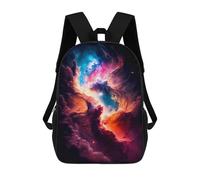 sinyumoney 17inch Mochila Escolar Para Niñas Sounds of Space Mochila Escolar Impresa En 3D Para Niños Mochila Informal Para El Día A Día Para Estudiantes De Secundaria