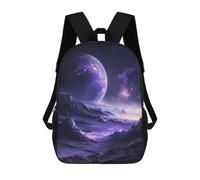 sinyumoney 17inch Mochila Escolar Para Niñas Universe Eternal Night Mochila Escolar Impresa En 3D Para Niños Mochila Informal Para El Día A Día Para Estudiantes De Secundaria