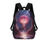 sinyumoney 17inch Mystical Tree Mochila Escolar Infantil Con Estampado 3D, Mochila Escolar Informal Para Niños De Primaria Y Secundaria