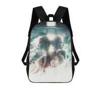 sinyumoney 17inch Ocean Sirens Mochila Escolar Infantil Con Estampado 3D, Mochila Escolar Informal Para Niños De Primaria Y Secundaria