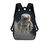 sinyumoney 17inchMochila Astronaut Floating in Space-18 Mochila Escolar Impresa En 3D Para Niños Y Niñas, Mochila Para Portátil Para Niños/estudiantes/adultos
