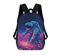 sinyumoney 17inchMochila Astronaut in Space Garden Mochila Escolar Impresa En 3D Para Niños Y Niñas, Mochila Para Portátil Para Niños/estudiantes/adultos