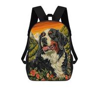 sinyumoney 17inchMochila Bernese Mountain Dog in Mountain Landscape Mochila Escolar Impresa En 3D Para Niños Y Niñas, Mochila Para Portátil Para Niños/estudiantes/adultos