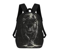 sinyumoney 17inchMochila Black Panther Art Print Mochila Escolar Impresa En 3D Para Niños Y Niñas, Mochila Para Portátil Para Niños/estudiantes/adultos