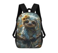 sinyumoney 17inchMochila Cartoon Sloth Mochila Escolar Impresa En 3D Para Niños Y Niñas, Mochila Para Portátil Para Niños/estudiantes/adultos