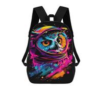 sinyumoney 17inchMochila Colorful Owl Art Print-6 Mochila Escolar Impresa En 3D Para Niños Y Niñas, Mochila Para Portátil Para Niños/estudiantes/adultos