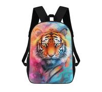 sinyumoney 17inchMochila Colorful Tiger Art Print Mochila Escolar Impresa En 3D Para Niños Y Niñas, Mochila Para Portátil Para Niños/estudiantes/adultos