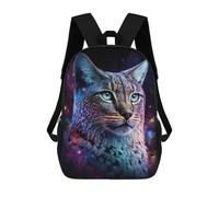 sinyumoney 17inchMochila Cosmic Cat Portrait-5 Mochila Escolar Impresa En 3D Para Niños Y Niñas, Mochila Para Portátil Para Niños/estudiantes/adultos