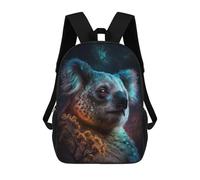 sinyumoney 17inchMochila Cosmic Koala Celestial Wildlife Art-1 Mochila Escolar Impresa En 3D Para Niños Y Niñas, Mochila Para Portátil Para Niños/estudiantes/adultos