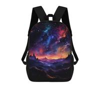 sinyumoney 17inchMochila Cosmic Mountain Range Mochila Escolar Impresa En 3D Para Niños Y Niñas, Mochila Para Portátil Para Niños/estudiantes/adultos