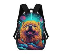 sinyumoney 17inchMochila Cosmic Pooch Adventure Mochila Escolar Impresa En 3D Para Niños Y Niñas, Mochila Para Portátil Para Niños/estudiantes/adultos