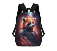 sinyumoney 17inchMochila Cosmic Red Panda Astronaut-1 Mochila Escolar Impresa En 3D Para Niños Y Niñas, Mochila Para Portátil Para Niños/estudiantes/adultos