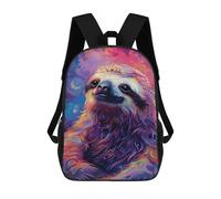 sinyumoney 17inchMochila Cosmic Sloth Portrait Mochila Escolar Impresa En 3D Para Niños Y Niñas, Mochila Para Portátil Para Niños/estudiantes/adultos