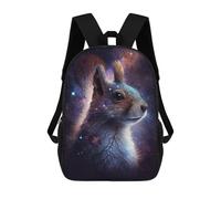 sinyumoney 17inchMochila Cosmic Squirrel Portrait Mochila Escolar Impresa En 3D Para Niños Y Niñas, Mochila Para Portátil Para Niños/estudiantes/adultos