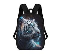 sinyumoney 17inchMochila Cosmic Tiger Portrait-3 Mochila Escolar Impresa En 3D Para Niños Y Niñas, Mochila Para Portátil Para Niños/estudiantes/adultos