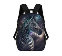 sinyumoney 17inchMochila Cosmic Zebra Portrait-2 Mochila Escolar Impresa En 3D Para Niños Y Niñas, Mochila Para Portátil Para Niños/estudiantes/adultos