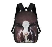 sinyumoney 17inchMochila Cow Splatter Mochila Escolar Impresa En 3D Para Niños Y Niñas, Mochila Para Portátil Para Niños/estudiantes/adultos