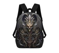 sinyumoney 17inchMochila Dragon Monster Lord Art Mochila Escolar Impresa En 3D Para Niños Y Niñas, Mochila Para Portátil Para Niños/estudiantes/adultos