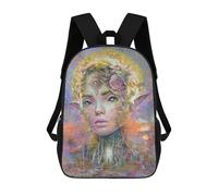 sinyumoney 17inchMochila Elven Sunset Mochila Escolar Impresa En 3D Para Niños Y Niñas, Mochila Para Portátil Para Niños/estudiantes/adultos