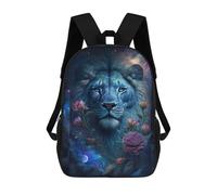 sinyumoney 17inchMochila Enchanted Lion Fantasy Artwork -1 Mochila Escolar Impresa En 3D Para Niños Y Niñas, Mochila Para Portátil Para Niños/estudiantes/adultos