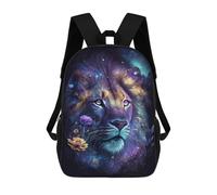 sinyumoney 17inchMochila Enchanted Lion Portrait Mochila Escolar Impresa En 3D Para Niños Y Niñas, Mochila Para Portátil Para Niños/estudiantes/adultos