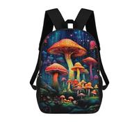 sinyumoney 17inchMochila Enchanted Mushroom Forest-1 Mochila Escolar Impresa En 3D Para Niños Y Niñas, Mochila Para Portátil Para Niños/estudiantes/adultos