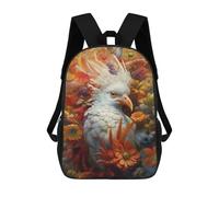 sinyumoney 17inchMochila Fantasy Bird Amidst Flowers Mochila Escolar Impresa En 3D Para Niños Y Niñas, Mochila Para Portátil Para Niños/estudiantes/adultos