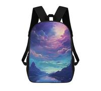 sinyumoney 17inchMochila Fantasy Sky Reflections Mochila Escolar Impresa En 3D Para Niños Y Niñas, Mochila Para Portátil Para Niños/estudiantes/adultos