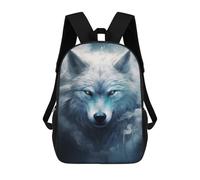 sinyumoney 17inchMochila Fantasy Wolf Art Print -3 Mochila Escolar Impresa En 3D Para Niños Y Niñas, Mochila Para Portátil Para Niños/estudiantes/adultos