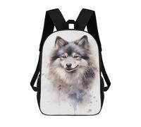 sinyumoney 17inchMochila Finnish Lapphund Dog Mochila Escolar Impresa En 3D Para Niños Y Niñas, Mochila Para Portátil Para Niños/estudiantes/adultos