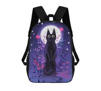 sinyumoney 17inchMochila Full Moon Night Mochila Escolar Impresa En 3D Para Niños Y Niñas, Mochila Para Portátil Para Niños/estudiantes/adultos