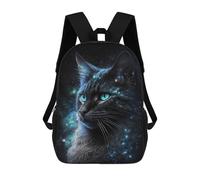 sinyumoney 17inchMochila Galactic Cat Portrait -5 Mochila Escolar Impresa En 3D Para Niños Y Niñas, Mochila Para Portátil Para Niños/estudiantes/adultos