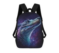 sinyumoney 17inchMochila Galactic Lizard Art Print-8 Mochila Escolar Impresa En 3D Para Niños Y Niñas, Mochila Para Portátil Para Niños/estudiantes/adultos