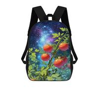 sinyumoney 17inchMochila Galaxy Tomato Garden-1 Mochila Escolar Impresa En 3D Para Niños Y Niñas, Mochila Para Portátil Para Niños/estudiantes/adultos
