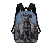 sinyumoney 17inchMochila Great Dane Puppy Mochila Escolar Impresa En 3D Para Niños Y Niñas, Mochila Para Portátil Para Niños/estudiantes/adultos