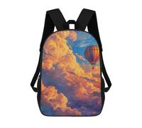 sinyumoney 17inchMochila Hot Air Balloon Sky Mochila Escolar Impresa En 3D Para Niños Y Niñas, Mochila Para Portátil Para Niños/estudiantes/adultos