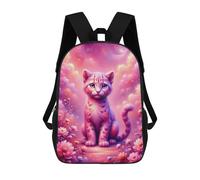 sinyumoney 17inchMochila Magical Fantasy Kitten Mochila Escolar Impresa En 3D Para Niños Y Niñas, Mochila Para Portátil Para Niños/estudiantes/adultos