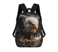 sinyumoney 17inchMochila Majestic Bald Eagle Portrait Mochila Escolar Impresa En 3D Para Niños Y Niñas, Mochila Para Portátil Para Niños/estudiantes/adultos