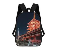 sinyumoney 17inchMochila Modern Vs Traditional Mochila Escolar Impresa En 3D Para Niños Y Niñas, Mochila Para Portátil Para Niños/estudiantes/adultos