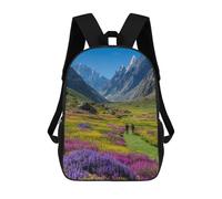 sinyumoney 17inchMochila Mountain Valley Hiking Adventure-2 Mochila Escolar Impresa En 3D Para Niños Y Niñas, Mochila Para Portátil Para Niños/estudiantes/adultos