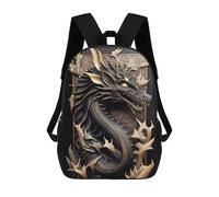 sinyumoney 17inchMochila Mythology Dragon Mochila Escolar Impresa En 3D Para Niños Y Niñas, Mochila Para Portátil Para Niños/estudiantes/adultos