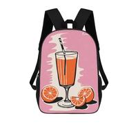 sinyumoney 17inchMochila Orange Spritz in Rome Mochila Escolar Impresa En 3D Para Niños Y Niñas, Mochila Para Portátil Para Niños/estudiantes/adultos