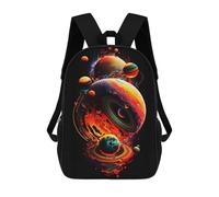 sinyumoney 17inchMochila Painting Colorful Space Mochila Escolar Impresa En 3D Para Niños Y Niñas, Mochila Para Portátil Para Niños/estudiantes/adultos