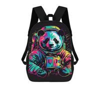 sinyumoney 17inchMochila Panda Astronaut Space Suit Mochila Escolar Impresa En 3D Para Niños Y Niñas, Mochila Para Portátil Para Niños/estudiantes/adultos