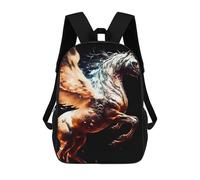 sinyumoney 17inchMochila Pegasus Mochila Escolar Impresa En 3D Para Niños Y Niñas, Mochila Para Portátil Para Niños/estudiantes/adultos